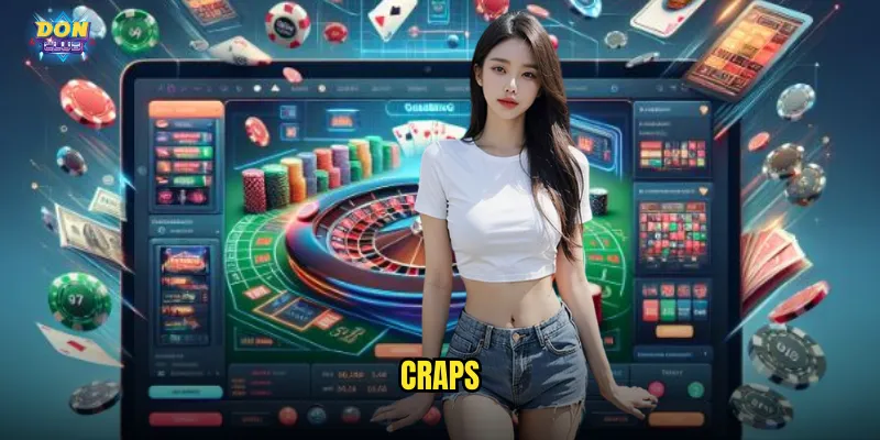 Craps Donclub - Lăn Xúc Xắc Vàng Nhận Thưởng Bạc Tỷ 1 Craps